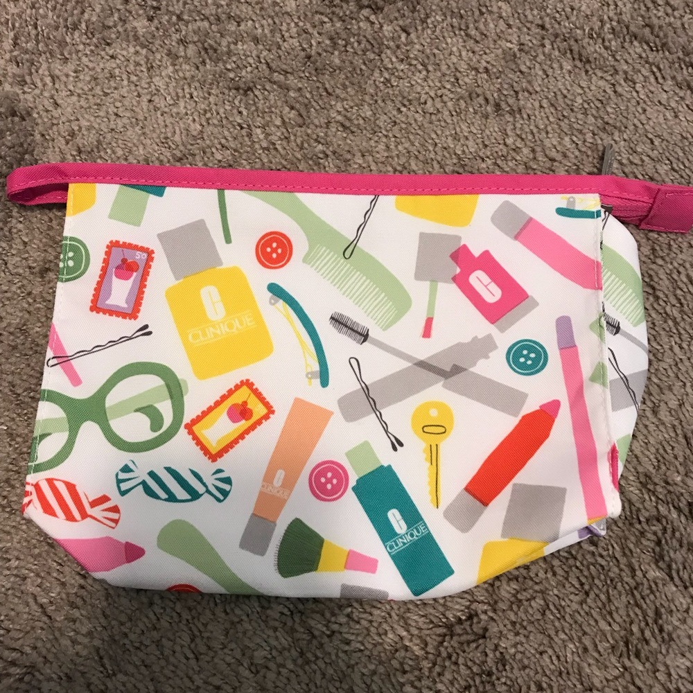 Clinique make up bag